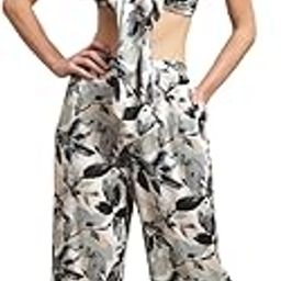 Tropical Printed Top & Trouser Swimwear Set.-18