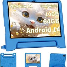 2024 Upgraded Kids Tablet, Octa-core, 10 Inch Android 14 Tablet for Kids with Case, 6000mAh Battery with Kids Room, Parental Control, Dual Wi-Fi 6, App-image-59