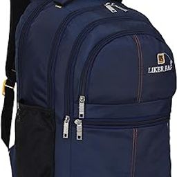 45L Water Resistant Unisex polyester lightweight Strong Bag for School/Office/College/Travel/Business Backpack-image-10