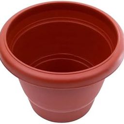 Round Plastic Garden Planter Pot, Indoor Outdoor Use-image-11