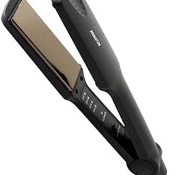 BRONXTON KM329 Limited Edition Ceramic Plates Fast Heat up Hair Straightener, Straightens & Curls, Suitable for all Hair Types; Worldwide voltage compatible (Black)-image-19