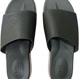Men’s Slide Sandals | Stylish Open-Toe Slip-On Slippers with Broad Strap | Comfy & Lightweight Casual Footwear for Indoor, Outdoor-12