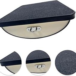 UJEAVETTE Wooden Balance Board Standing Desk Anti Slip Rocker Board for Home Beginners-image-13