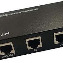 2Ports Button Network Switch Splitter Hub 2-in 1-Out Or 1-in 2-Out 100M/10M | Decorative | Vintage | Retro | Collector's Item-3