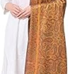 Women's Kani Paisley Pattern, Pure Bamboo Soft and Fine Material Winter Shawl Woolen Wrap-picture-38