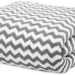 Black Gold Microfiber Zigzag Bath Towel 90x180 cm – 300 GSM Soft & Quick Dry Towel for Adults, Lightweight & Absorbent – Stylish Travel, Gym, Spa & Bathroom Use for Men & Women-Grey-Pack 0f 1-image-110