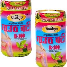 Yogiraj Gouth Vati R-100 || Supports Joint Comfort and Muscle Ease || Ayurvedic Formula (Pack of 2)-image-53