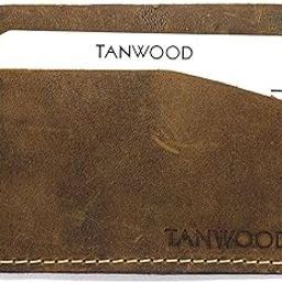 Pure Leather Wallet, 4 Card Slots, Slim Design, Brown, Full Grain Hunter Leather-image-42