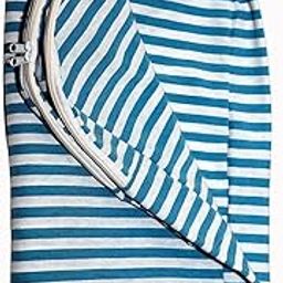 Kiara Furnishing Mattress Protector Bed Covers with Zip/Chain - Blue LINE - (75 x 36 x 6 inch) Pack of 2-image-35
