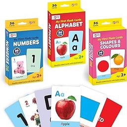 Little Berry My First Flash Cards for Kids (Combo of 3): Alphabets, Numbers, Shapes & Colours | 108 Cards for Preschoolers & Toddlers 2-6 Years | Learning Guide & Activities Included-image-57