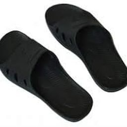Men's ESD Slipper Slide , Black, 7-image-4
