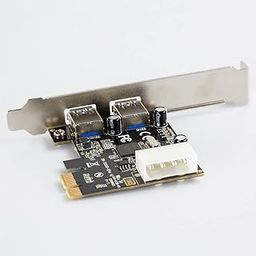 Hexabyte PCI Express USB 3.0 Card – 2-Port SuperSpeed Expansion Adapter for Desktop PC – High-Speed PCIe Interface Compatible with Windows 11/10/8/7-13