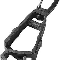 MERISHOPP Outdoor Glove Clip, Anti-Lost Multipurpose Hook for Belt Loop, Glasses & Camping, Durable Black Clip, 10.5x3.5cm-image-35