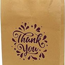 RanGit Bhumi - Thank You Gift Bags - Large Brown Paper Bags 10 pcs Return Gift Bags, Party Favor Paper Carry Bags for Gifting, Gift Covers Eco Friendly Disposable(12x16x5 inch, Brown) (10)-image-83