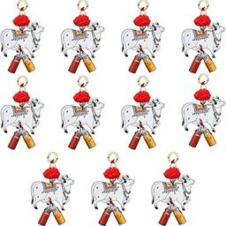 Natali Traders Pichwai Cow Haldi Kumkum for Return Gift Pack of 11 Decorative Pasupu Kumkum Puja Items Bulk Wedding Return Gifts Thamboolam Return Gift Set-image-95