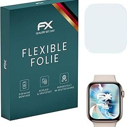 atFoliX Screen Protector compatible with Apple Watch 44 mm Series 4 Protector Film, ultra clear and flexible FX Screen Protection Film (3X)-image-16