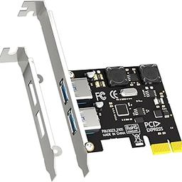 GLOTRENDS 2 Port USB-A 3.0 5Gbps PCIe 3.0 X1 Adapter Card, Compatible with Windows and Linux (Not Support Mac OS)，Low Profile Bracket Included (U3023)-image-42