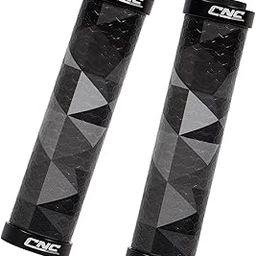 THE STYLE SUTRA® 2Pcs Bike Handlebar Grips Hand Grip MTB Cycle Road Mountain Bike Bicycle Black White Triangle | Sporting Goods | Cycling | Bicycle Components & Parts-image-3