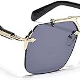 Square UV Protected Sunglasses for Men & Women-image-59
