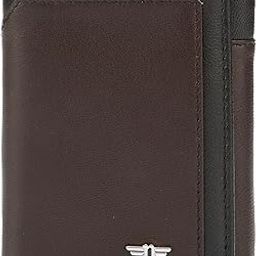 Bosco Wings Lite Leather Men's Trifold Wallet/ID Card Trifold Wallet Gifts for Men - Brown/Black-picture-37