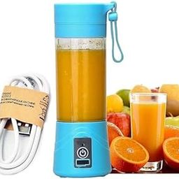 PC FERVOR USB Rechargeable Mini Juicer Blender,Portable Blender,Electric Bottle Grinder Mixer, Personal Size for Juices, Shakes and Smoothies,Fruit Juicer Machine (asoreted)-image-43