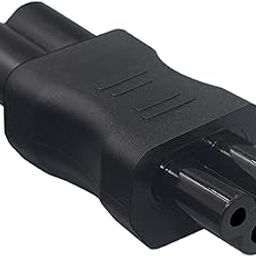 CLUB BOLLYWOOD C6 to C5 Cloverleaf Shape Male to Female Adapter for Bedroom Living Room | Multipurpose Batteries & Power | Travel Adapters & Converters | Travel Adapters & Converters-image-26