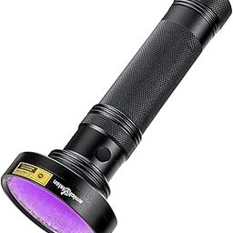 amiciVision 18W 100LED UV Flashlight, 395~400nm Ultra-Violet Metal Torch for Official Document Authenticity, Resin Curing, Gemstone Observation (Without Battery)-image-8