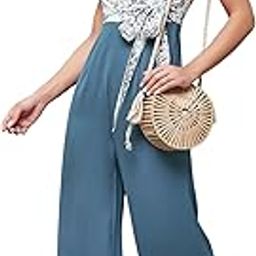 miss chase Women's Regular Sleeve Bohemian Paneled Regular Length Jumpsuit-picture-49