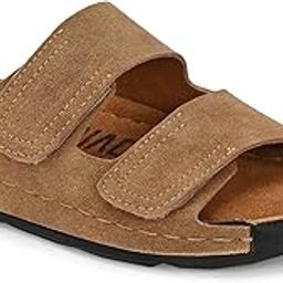 Men's Sandals – Original Leather Stylish & Trendy Lightweight Casual Slippers for Men, Comfortable Summer Footwear, Slip-On Sandals for Everyday Use (S771)-image-90