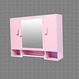 WINACO New Look Diplomat Mejanta Pink 20" x 4" x 16" inch Bathroom/Wash Basin/Cosmetic Storage/Mirror Cabinet-picture-25