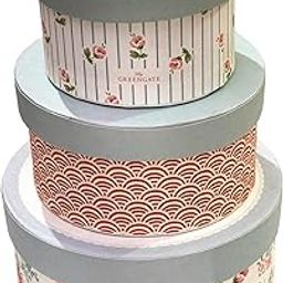 SURPRISE SOMEONE Hand Made Gift Hamper Box | Round Paper 3 Layered Empty Gift Box for Wedding Birthday Valentine (Set of 3)-image-62