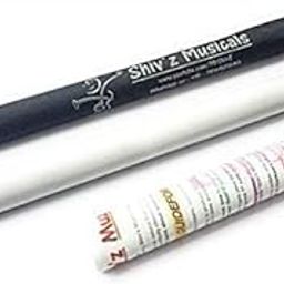 Shiv'z musicals Flute Cover ONLY, 19 inches with pipe & premium cloth bag with Written Manual-image-26