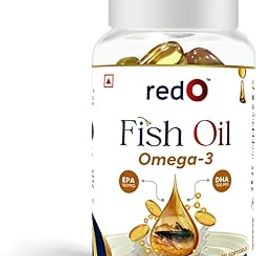 redO Fish Oil 1000mg with EPA 180 & DHA 120 | Strength Burpless Capsules | Heart, Brain & Joint Support for Men & Women | 60 Softgels-image-89
