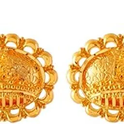 p.c. chandra jewellers 22k (916) Yellow Gold Stud Earrings for Women-picture-33