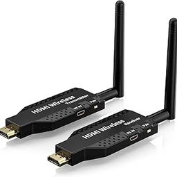 50M Wireless HDMI Transmitter and Receiver 1080P 4K HD Wireless HDMI Extender Adapter for Streaming Video/Audio from Laptop/PC to TV/Projector/Monitor (50M Extender)-30