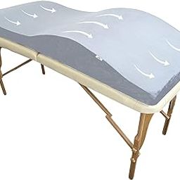 Xolloz Curvy Massage Bed Topper | High Density Foam Lash Bed Cushion with Soft Touch Short Plush and Ergonomic Design | Excellent Topper for a Beauty Salon (Gray, 28 inch (71 cm))-image-60