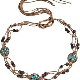 Oval Rope-Style Ethnic Hand-Woven Waist Chain – Women'S Dress Accessories(Design 2)-image-63