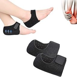 LANDNEOO Gel Heel Cups Silicon Heel Pad for Heel Ankle Pain, Heel Spur Shoe Support Pad for Men and Women Shock Cushion Pad for Heels Cushion Heel (Zed Black)-image-19