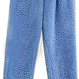 Women's and Men's Wool Fleece Lined Exercise Running Gym Trousers Pajama Yoga Pants/Autumn/Winter Outfits-image-55