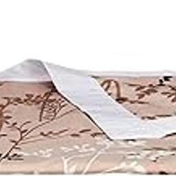 Amazon Brand - Solimo Single Microfiber Quilt|100% Microfiber Exterior|120 GSM|for Mild Winters and Ac Rooms (Geometric Pastel),Multicolor-image-1