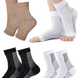 NHCDFA Compression Socks 3 Pairs for Women and Men - Ankle Support, Foot & Ankle Swelling, Achilles Tendon, Heel Pain, Injury Recovery-image-30