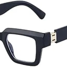 ftk Square Frame Sunglasses for Men and Women | PC + Metal Frame | Stylish & Comfortable | UV Protection | Everyday Wear-picture-47