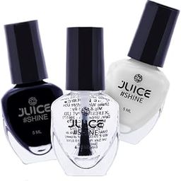 JUICE #SHINE French Style | High Gloss, Chip Resistant, Gel Effect, Upto 80% more pigmented for Intense colour | Nail Polish Combo 3 in 1 | Nail Paint-image-26