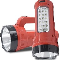 cinefx's Rechargeable Duo Small Torch,Cum lamp Upto 200 Meter Range, can Lighting Upto 5 Hours with Strong Light Mode. Multicolour, Pack of 1-11