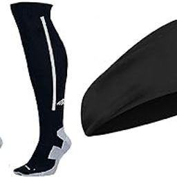 Bamboo Football Socks, Stockings for Men & Women, Knee High Length Superior Grip for Shin Guard, Anti Slip Blister Protection Anti-image-58