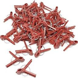 50PCS s Graft Clips Flat/Round Mouth Clips Garden Tools for Cucumber Egg Watermelon Vegetable Grafting Clips-image-11