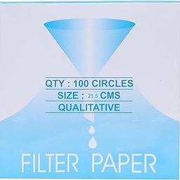 EISCO Premium Lab Filter Paper – 21.5cm, 8-10 Micron (100 Sheets) High-Purity Qualitative Filter Paper for Chemistry, Scientific Research, Liquid Filtration, Experiments, Classroom, STEM Learning-image-14