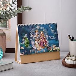 Purestory Calendar 2025 | Desk Calendar | Desk Calendar 2025 With Quotes | Desk Calendar 2025 India | 2025 Study Desk Calendar | Calendar For Study Table | Calendar 2025 Aesthetic | Radhe Radhe Desk Calendar-24