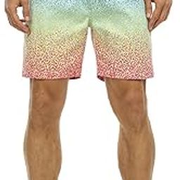 Mens Swim Trunks Quick Dry Surfing Shorts Fashion Printed Soft Washed Casual Full Liner Beach Shorts-image-60