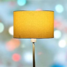 A.J Handicraft Drum Lamp Shade 12"inch Table & living, room Bedroom [Shade Color Yellow]-picture-0